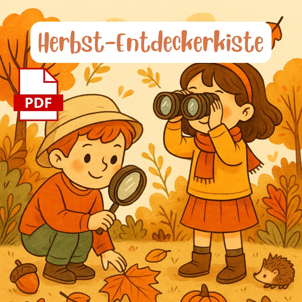 Herbst-Entdeckerkiste - Download - Kreativer Spielspaß für kleine Naturforscher