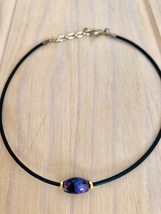 Handcrafted Enamalized metal Charm Choker