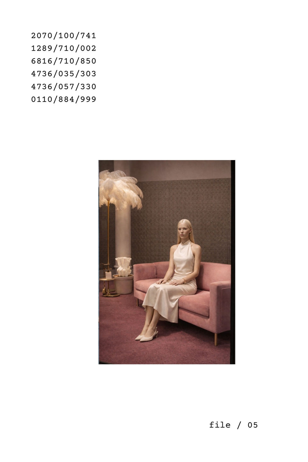 Pastel Aesthetic Minimalist Line Art Photo Collage
