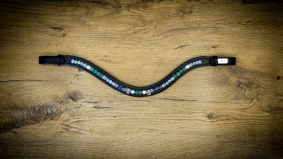 Čelenka Pearly Jade Silver Puma