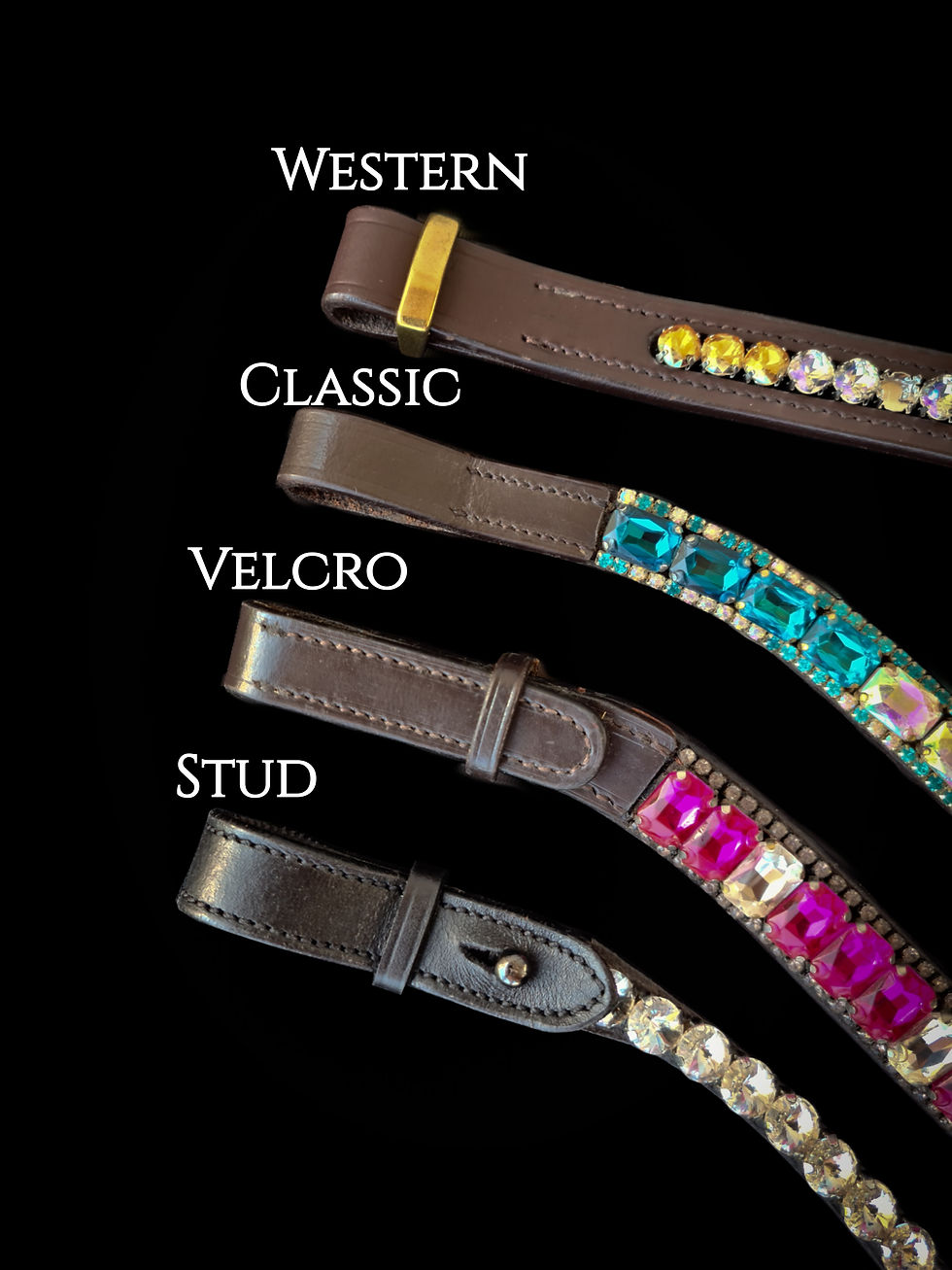 Thumbnail: Browband Thin Line Decent Chrysolite Opal