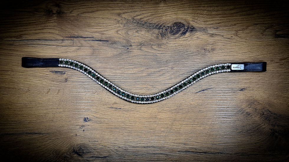 Browband Decent Emerald