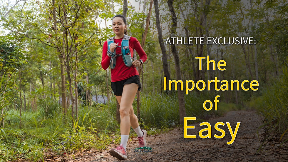 Athlete Exclusive: The Importance of Easy