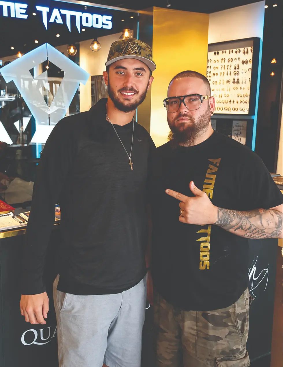 Baseball Player - best tattoo celebrity artist