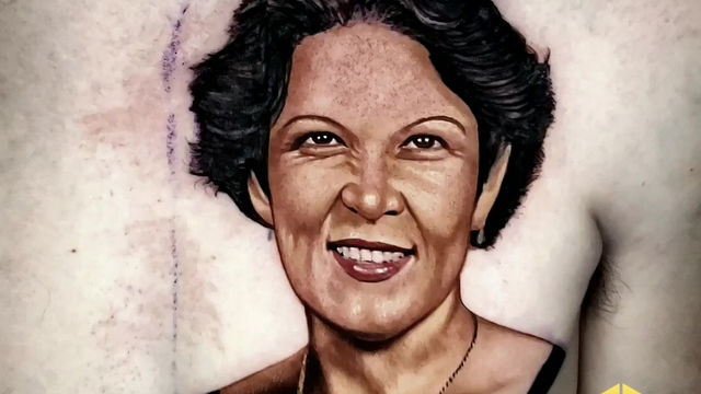 Woman Realistic Portrait Tattoo