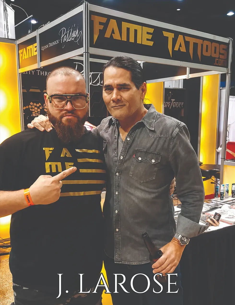 J. Larose. - Actor Stared in Saw 3, Ray Donovan, and Insidious - best tattoo celebrity artist