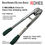 Thumbnail: DHES Heavy Duty Manual Locking Plier Strapping Sealer Crimpling Tool Top View