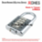 Thumbnail: Aiwa Digital Combination Lock Pre-Determined Non Resettable Made In Taiwan Oblique View