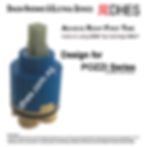 OEM Pozzi Tap Cartridge Replacement Pozzi #1.9 MB3M-L Front Cover