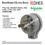 Thumbnail: Clipsal Schneider Electric 41815-WE 15A 230V 3-Pin Side Entry Plug Top (White) Oblique Front View