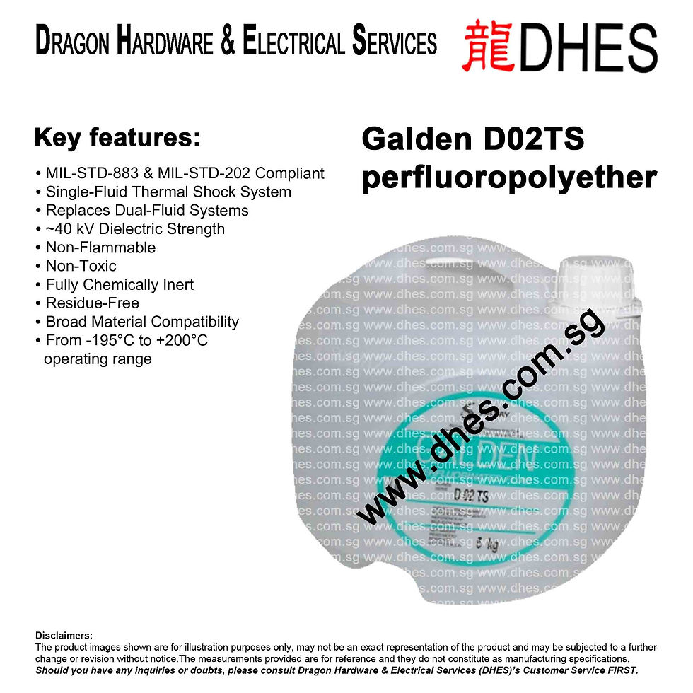 Syensqo Galden D02TS PFPE Electronic Testing Fluid | Single-Fluid Thermal Shock Front Cover