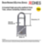 YALE ASSA ABLOY 50mm Boron Steel Long Shackle Brass Padlock Y120B/50/163 Specifications