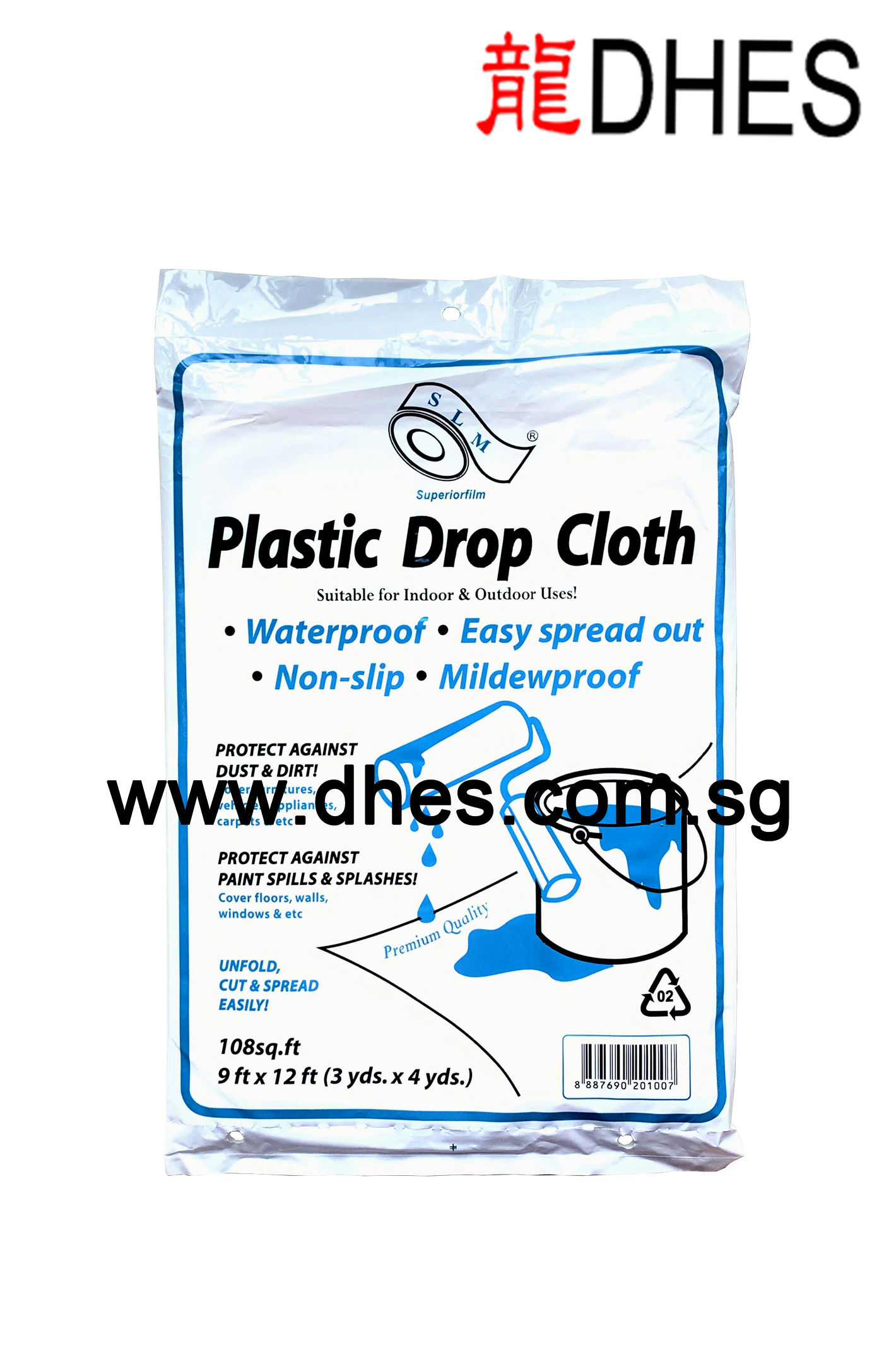 SLM Premium Quality Plastic Drop Cloth Drop Sheet