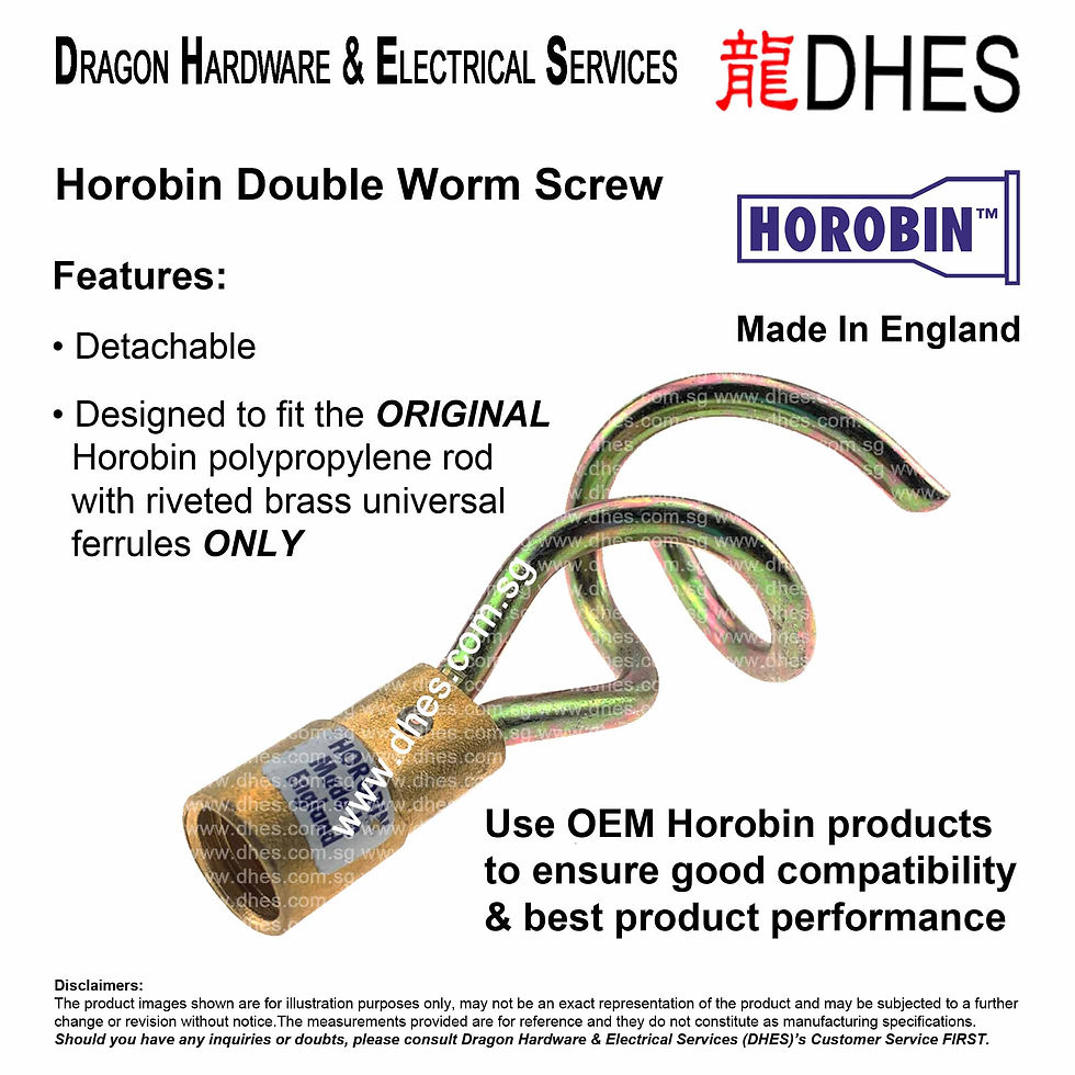 Horobin Double Worm Screw Durable Construction Easy Maintenance 42011 Made in England Oblique View