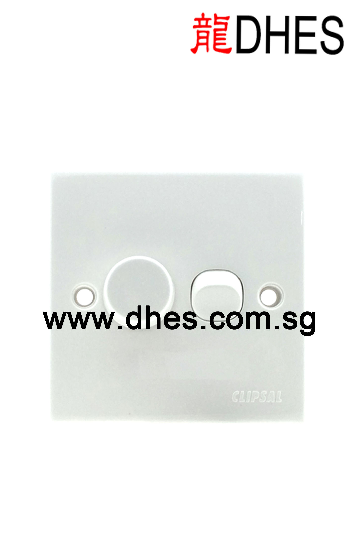 Clipsal Schneider Electric 500W Light Dimmer Switch E32V500 Front View