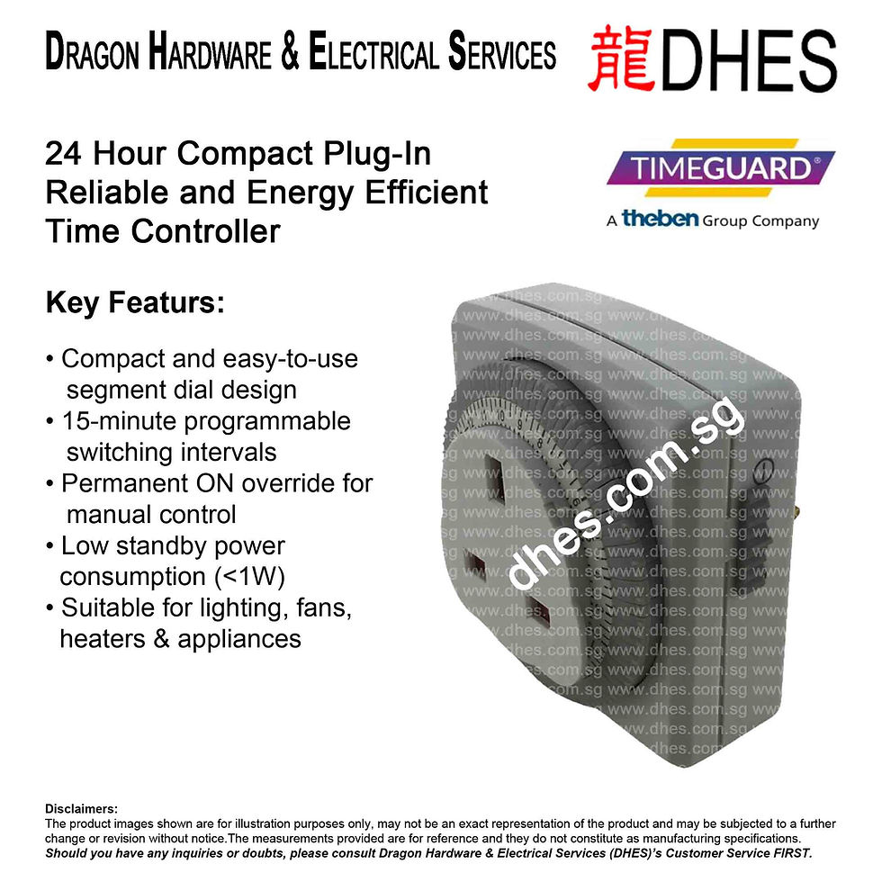 THEBEN TimeGuard TG24 24 Hour Plug-In Timer Switch – Compact 13A UK Socket Front Cover
