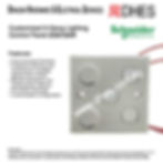 Clipsal Schneider 5 Gang Switch w Dual Universal Dimmers l Customized Lighting E3512AR Front Cover