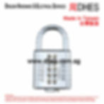Thumbnail: Aiwa Digital Combination Lock Pre-Determined Non Resettable Made In Taiwan Back View