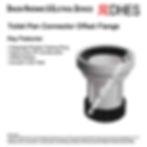 DHES Toilet Pan Connector Offset Flange – Heavy Duty PP Toilet Shifter Front Cover