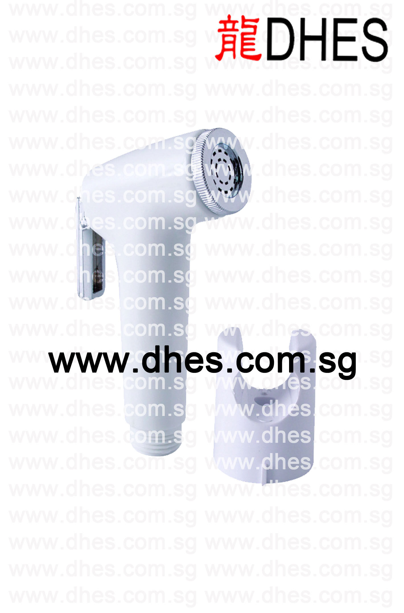 Showy Jopan White Rinser Bidet Spray Handle And Bracket Front Cover