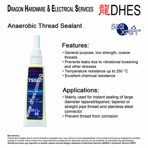 SealXpert TS567 Thread Sealant Anaerobic Pipe Sealant Dragon Hardware & Electrical Services (DHES)