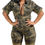 Thumbnail: Combat Cutie Camo Zip Romper