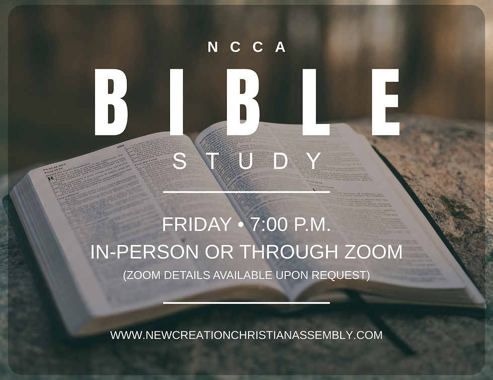 NCCA Adult Bible Study