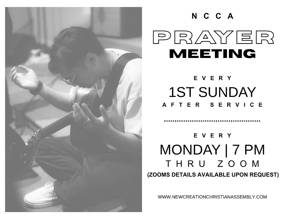 NCCA Prayer Meeting
