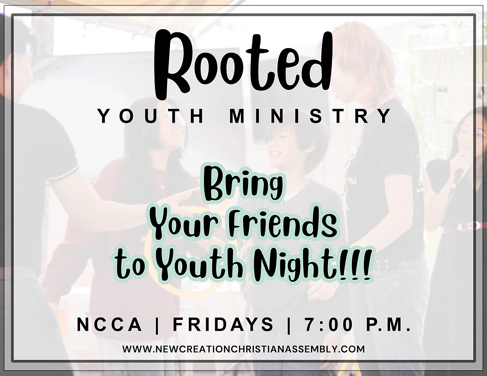 NCCA Rooted Youth Ministry