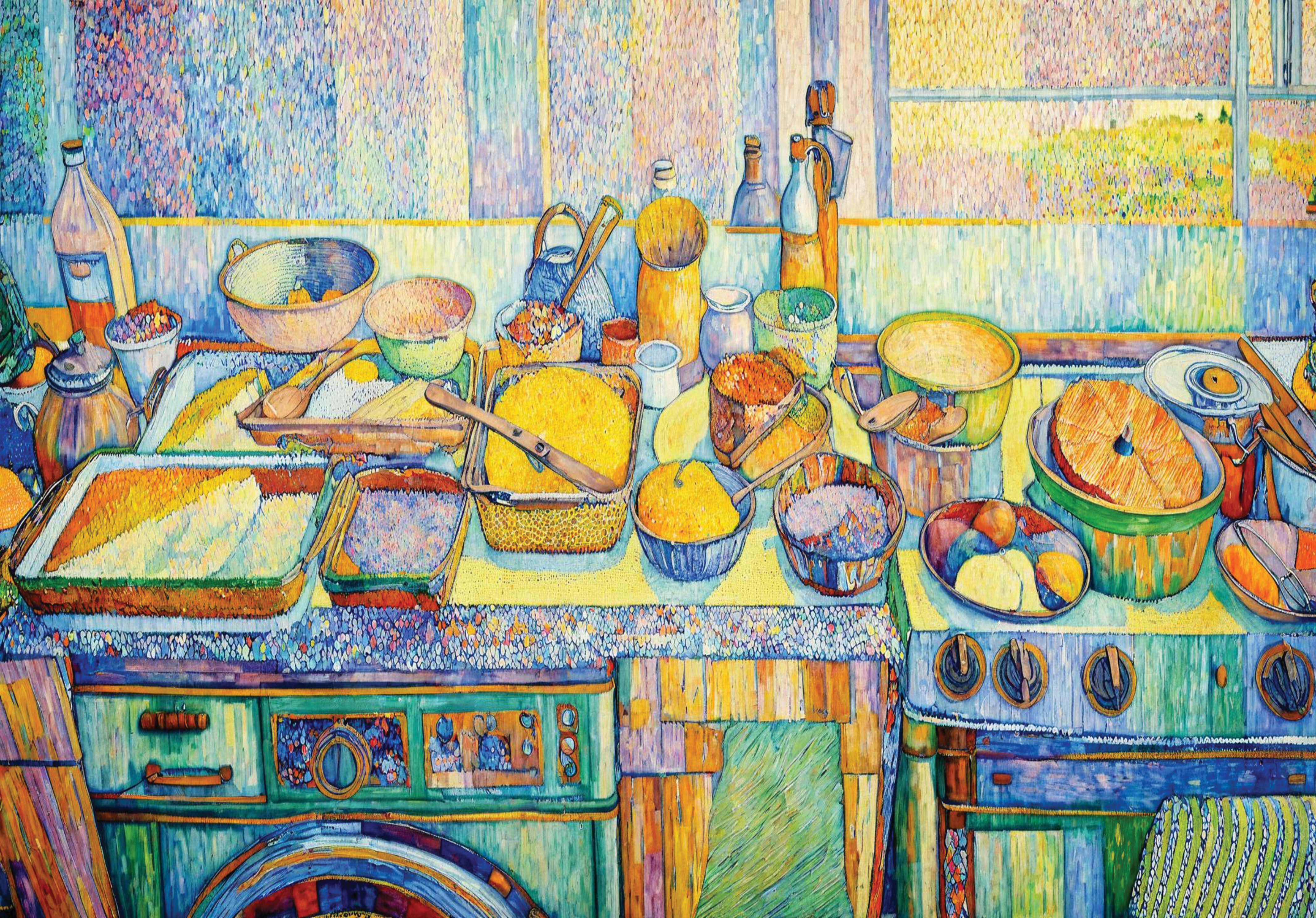 Colourful Kitchen Spread