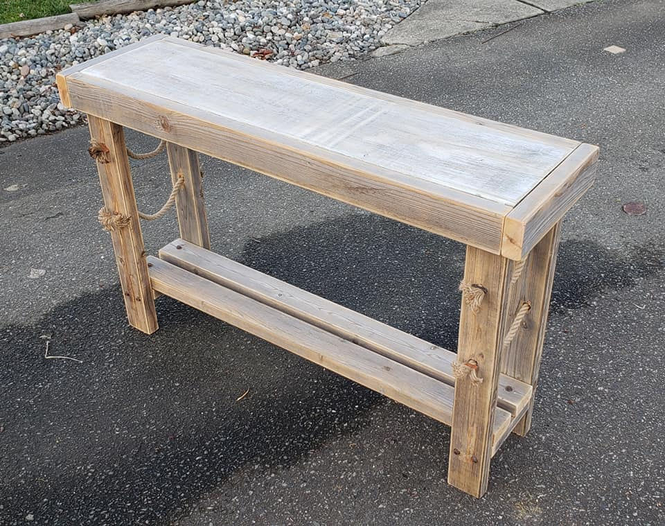 Hand Made Sofa Table