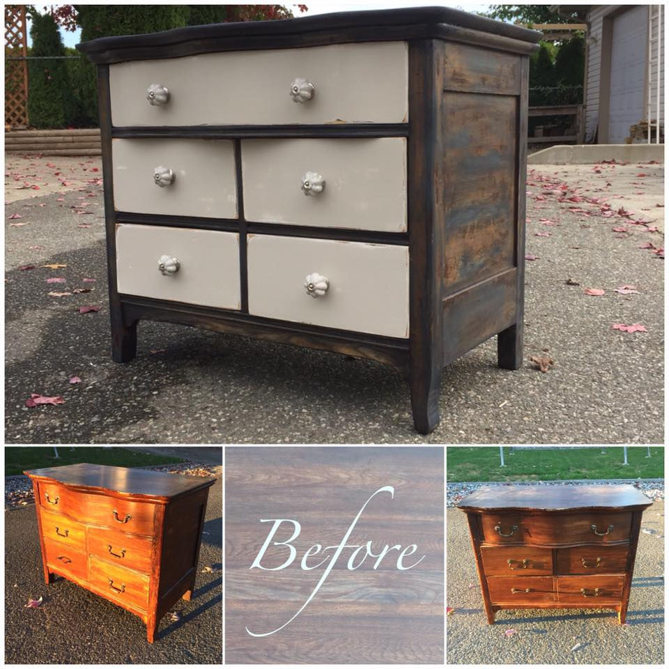 Blue Stained Vanity