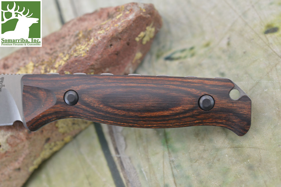 Thumbnail: BENCHMADE KNIFE 15002 SADDLE MTN SKINNER, 4.2" BLADE, FB, WOOD