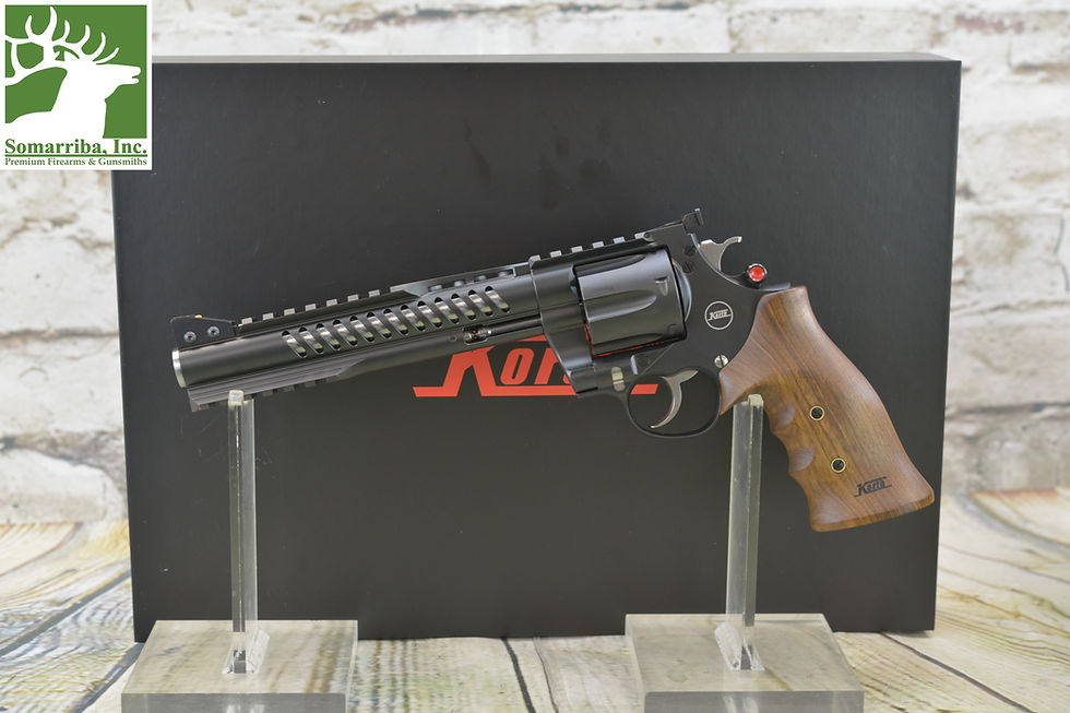Thumbnail: KORTH REVOVER MODEL HUNTER , .44 REM MAG, 7.5" BBL, 6RND CAPACITY CYLINDER, WALN