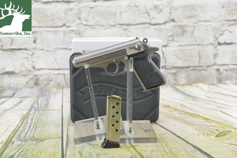 Thumbnail: WALTHER PISTOL 4796029 MODEL PP, .32 ACP, 3.9" BBL, 8RND CAPACITY MAGAZINES