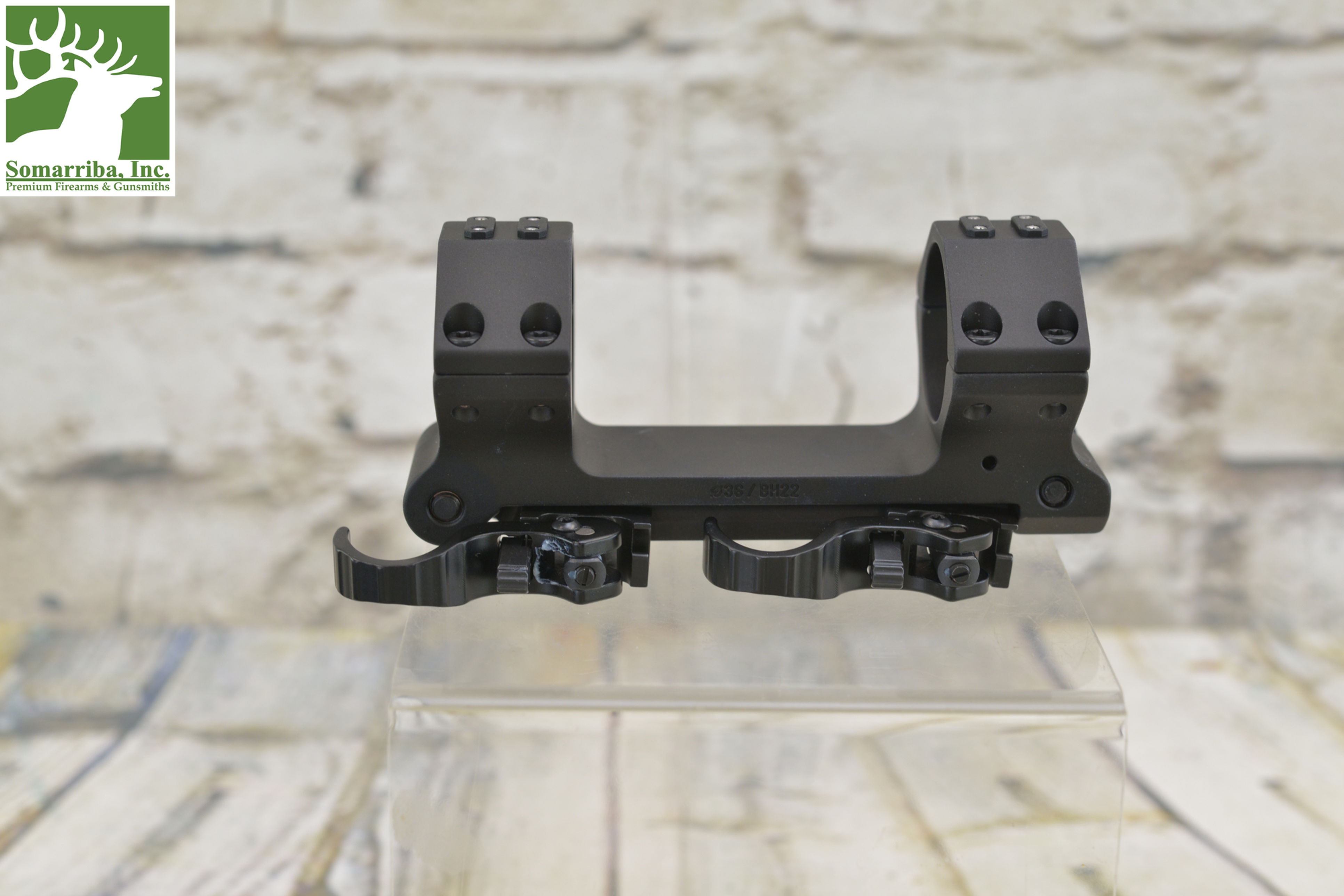 RECKNAGEL / ERATAC T4076-0022 T4 36MM MOUNT ADJUSTABLE MRAD 22 MM HIGH