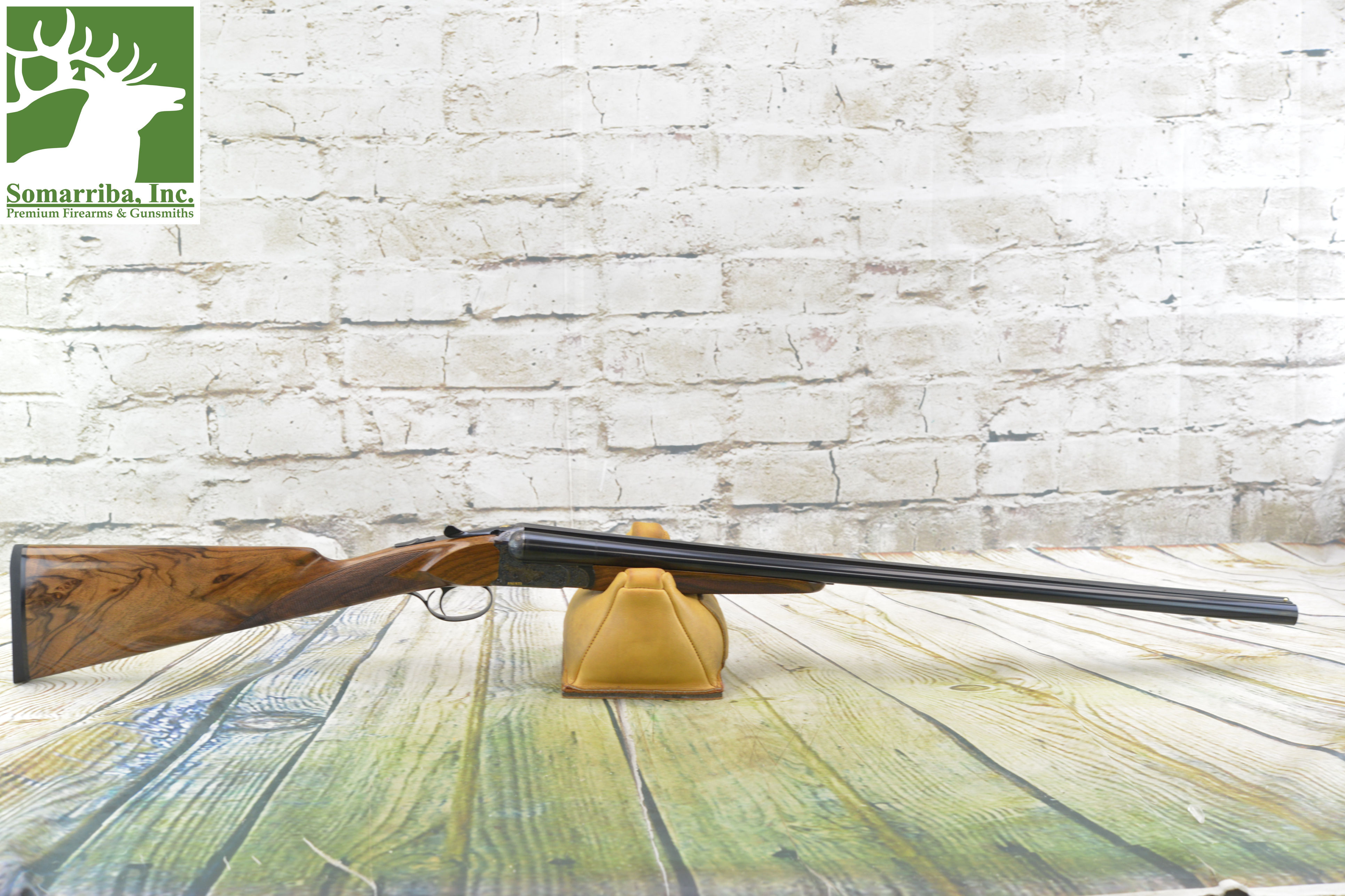 FAUSTI SHOTGUN 25202 DEA 20GA, 28" BBL SIDE BY SIDE, CASE COLORED FINISH, 14.49