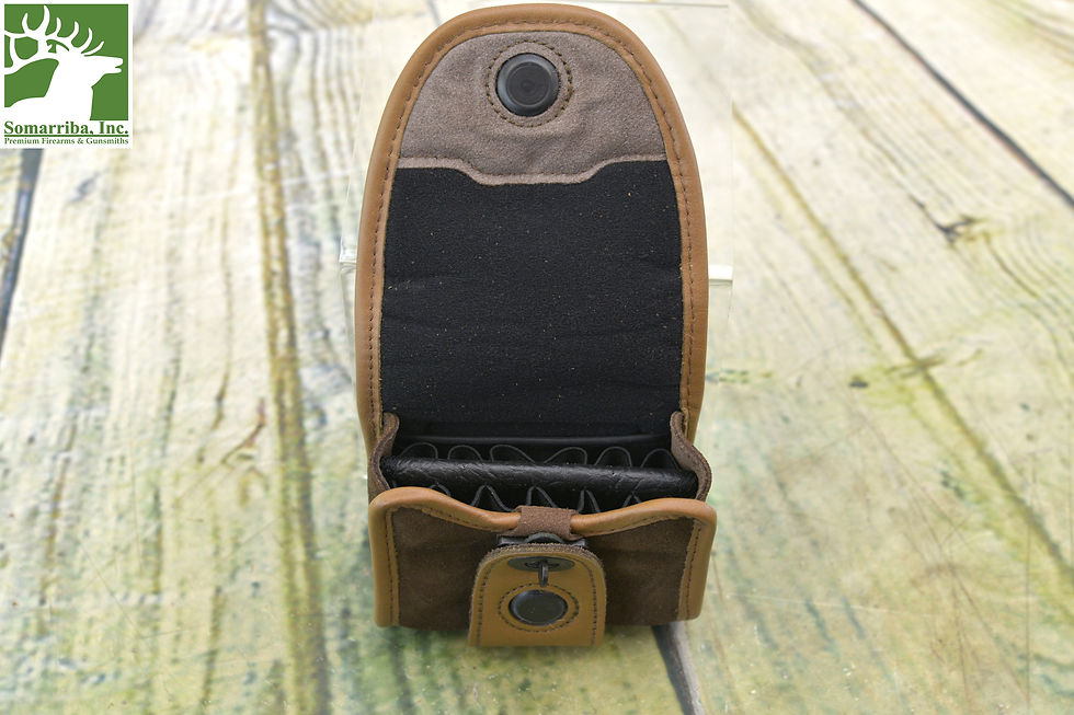 Thumbnail: VERO VELLINI CARTRIDGE CASE V20040-BROWN LEATHER