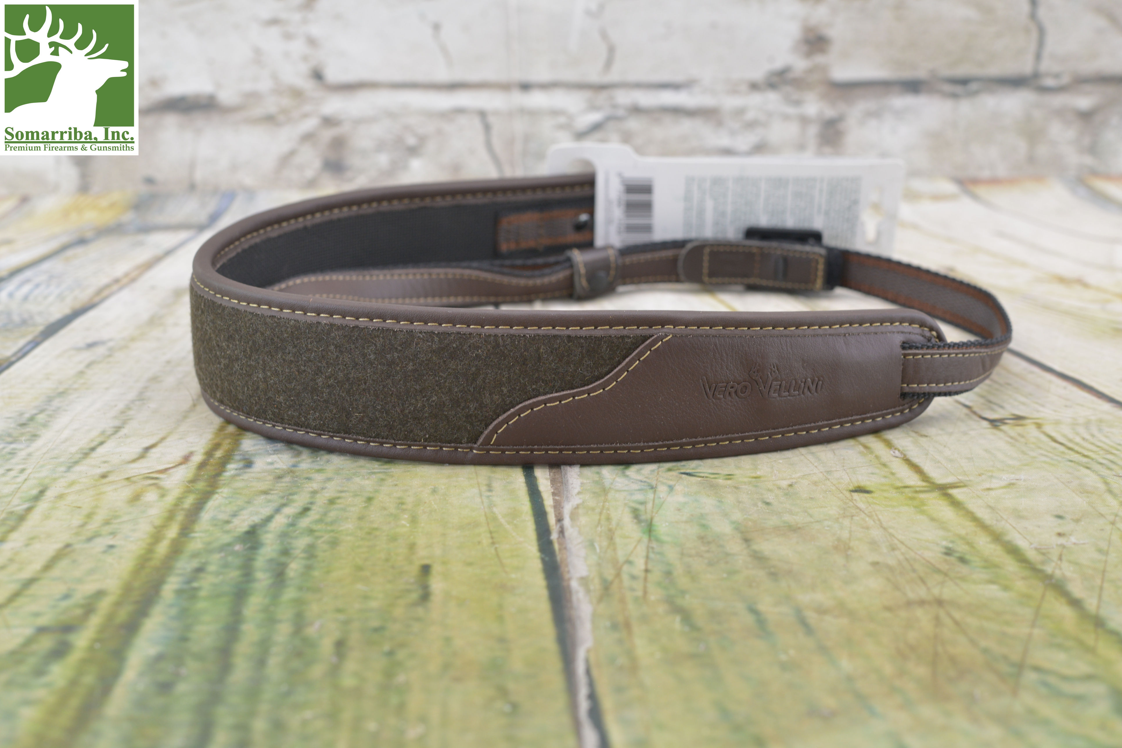 VERO VELLINI V17428 PREMIUM RIFLE SLING LEATHER LODEN