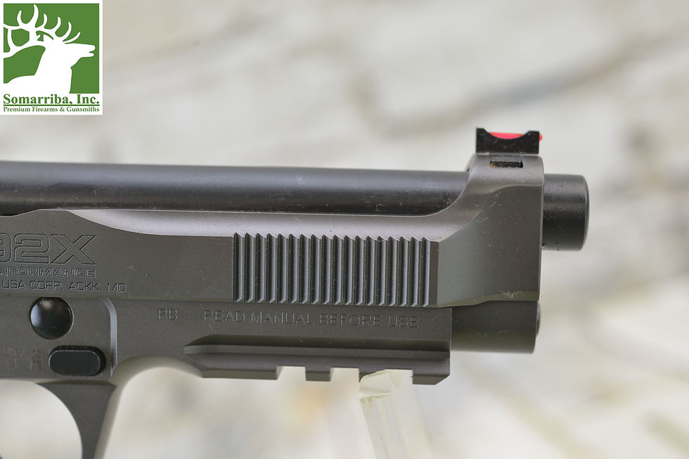 Thumbnail: BERETTA PISTOL J92XPCOBL18 MODEL 92x PERFORMANCE CARRY OPTIC DARK SERIES, "MIDNI
