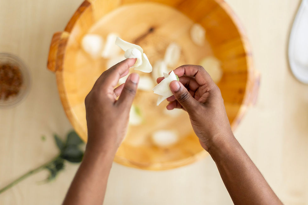 Silvia makes sure she uses the best ingredients in every therapy.