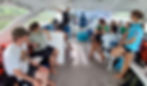 Shark education to school groups and families in Thailand