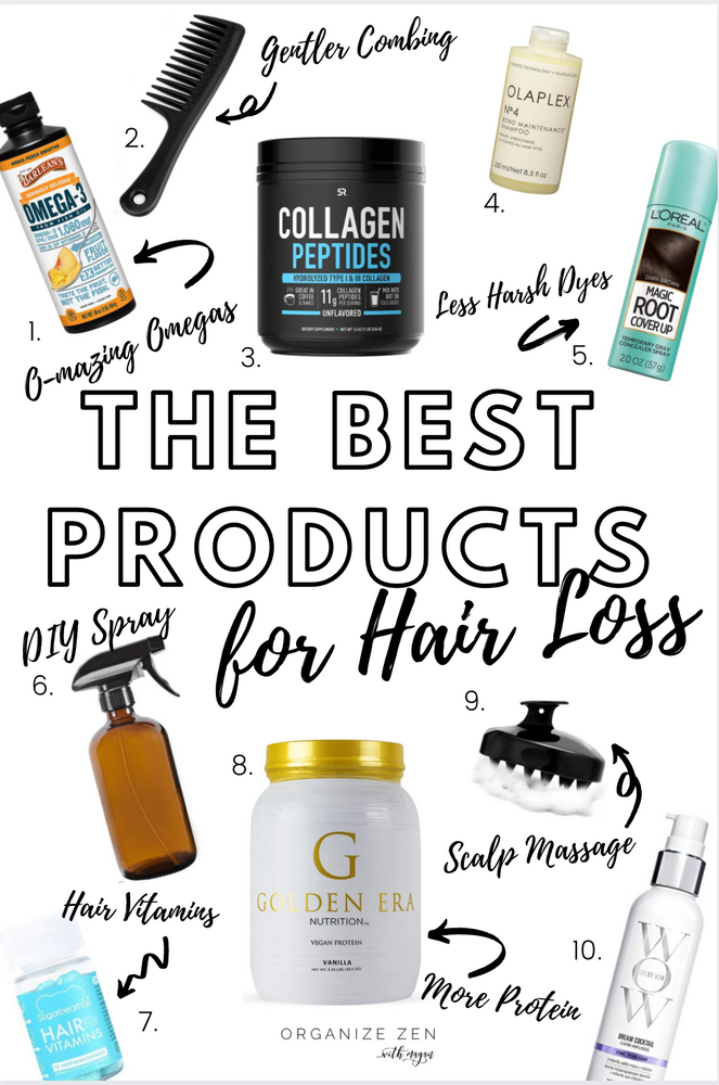 The Best Top 10 Products to Stop Hair Loss Solutions & Remedies to