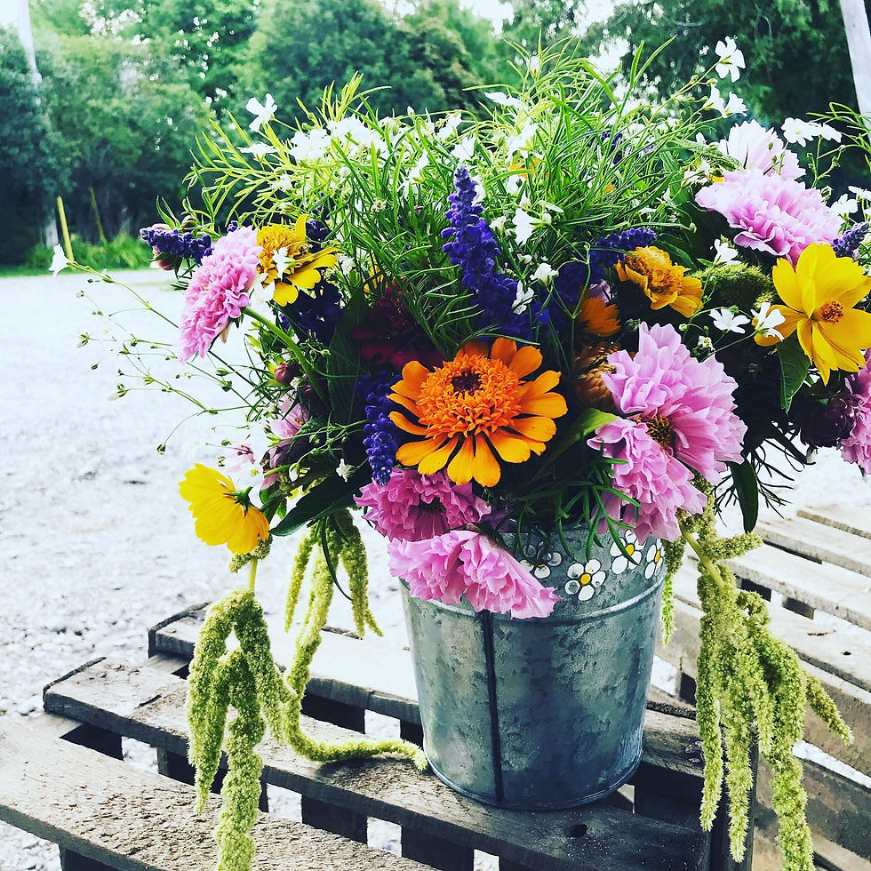 Thumbnail: Double Bouquet-in-vase - Freshly Harvested