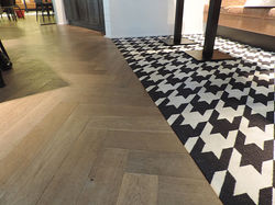 Visgraatmotief - Franse eik