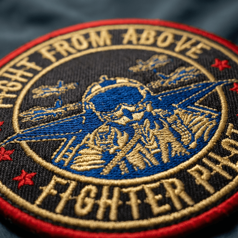 Thumbnail: FIGHTER PILOT - EMBROIDERY PATCH