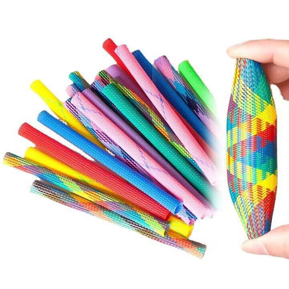 Thumbnail: 10 Cat Spring Toy Stick Freely Folding Spring Shape Multi-Color Cat Bouncing Kit