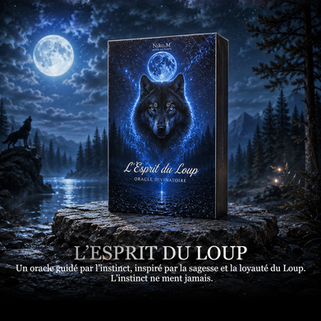 Oracle divinatoire L'ESPRIT DU LOUP, Hors du Temps par Niko.M création originale française.