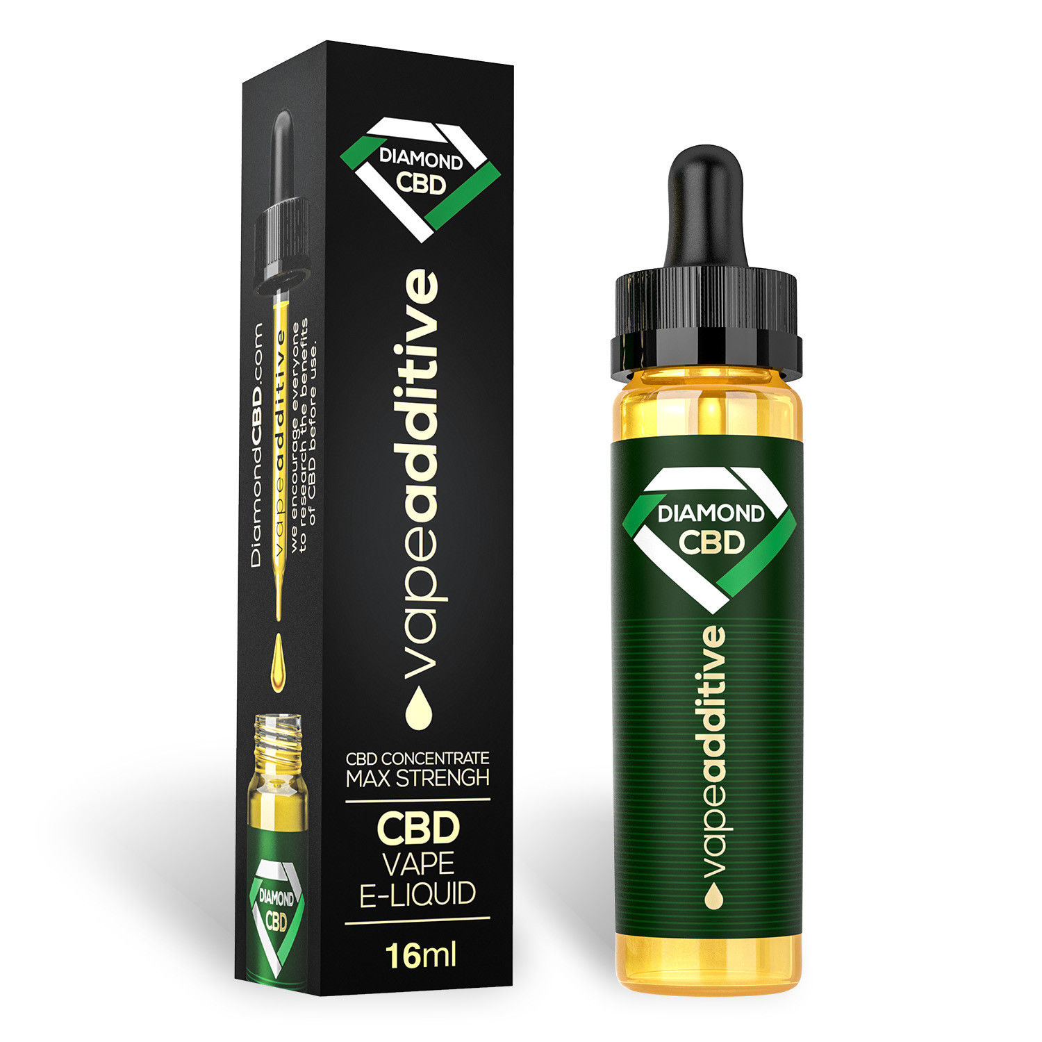 DIAMOND CBD - CBD Vape Additive - THC-Free 16ml 450mg