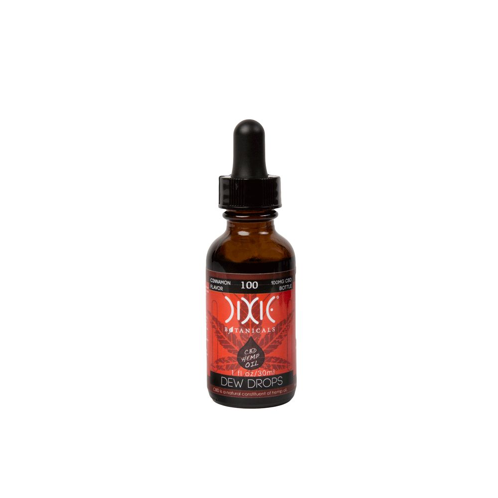 DIXIE BOTANICALS - Dew Drops - 1oz 100mg - CINNAMON
